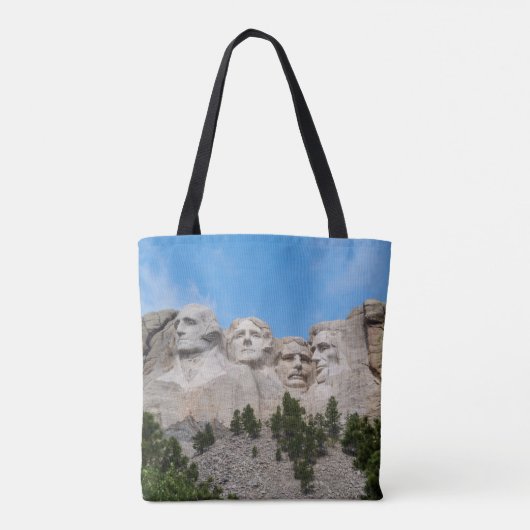 Mount Rushmore in lente Tote Bag (Achterkant)
