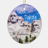 Mount Rushmore kerstversiering Keramisch Ornament (Links)