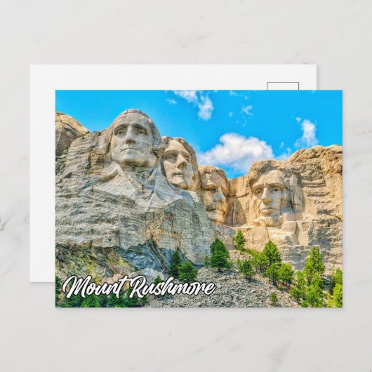 Mount Rushmore, Keystone, South Dakota Briefkaart (Voorkant / Achterkant)