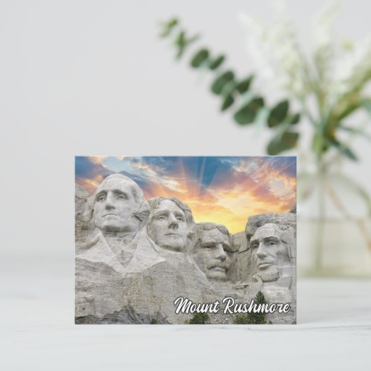 Mount Rushmore, Keystone, South Dakota Briefkaart (Staand voorkant)