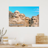 Mount Rushmore, Keystone, South Dakota Poster (Keuken)
