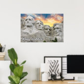 Mount Rushmore, Keystone, South Dakota Poster (Thuiskantoor)