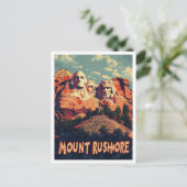 Mount Rushmore Keystone South Dakota Verenigde Sta Briefkaart (Staand voorkant)