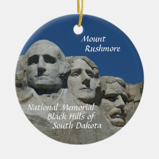 Mount Rushmore Memorial CHRISTMAS ORNAMENT SD (Voorkant)
