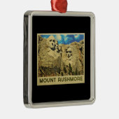 Mount Rushmore  Metalen Ornament (Rechts)