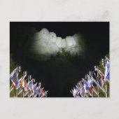 Mount Rushmore-monument - avondverlichting - Briefkaart (Voorkant)