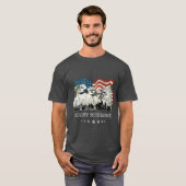 Mount Rushmore Monument Souvenir Gifts USA T-shirt (Voorkant volledig)