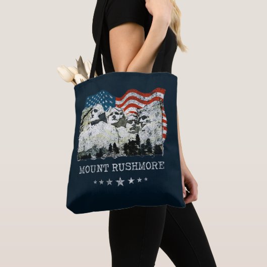 Mount Rushmore Monument Souvenir Gifts USA Tote Bag (Dichtbij)