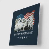 Mount Rushmore Monument Souvenir Gifts USA Vierkante Klok (Hoek)