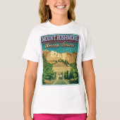 MOUNT RUSHMORE NATIONAAL MEMORIAL - ZUID-DAKOTA T-SHIRT (Voorkant)