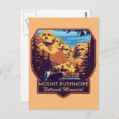 Mount Rushmore National Memorial Briefkaart (Voorkant / Achterkant)