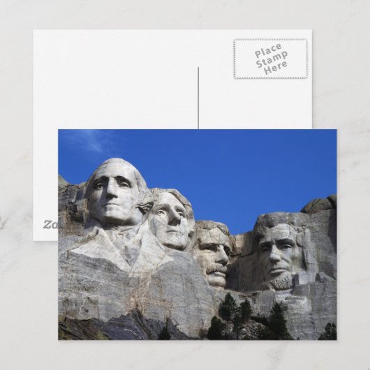 Mount Rushmore National Memorial Monument Briefkaart (Voorkant / Achterkant)