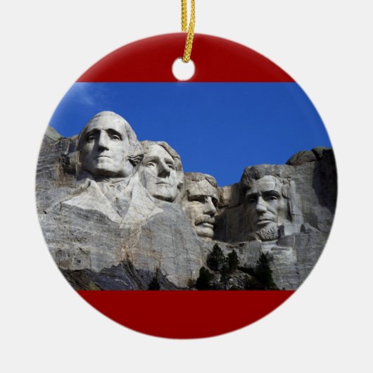Mount Rushmore National Memorial Monument Keramisch Ornament (Voorkant)