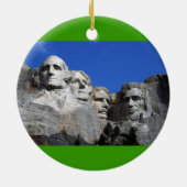 Mount Rushmore National Memorial Monument Keramisch Ornament (Achterkant)