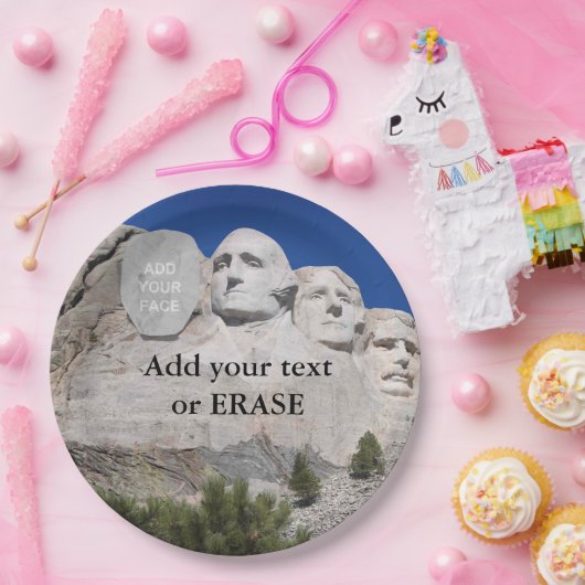  Mount Rushmore National Memorial... Papieren Bordje (Feest)