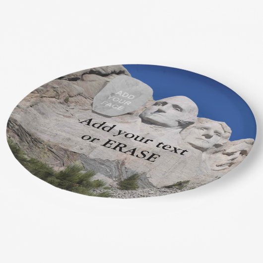  Mount Rushmore National Memorial... Papieren Bordje (Gekanteld)