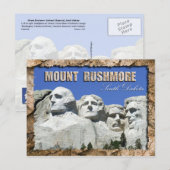 Mount Rushmore National Memorial, South Dakota Briefkaart (Voorkant / Achterkant)
