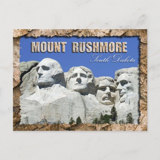 Mount Rushmore National Memorial, South Dakota Briefkaart (Voorkant)