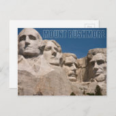 Mount Rushmore National Memorial South Dakota Briefkaart (Voorkant / Achterkant)