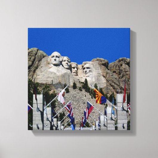 Mount Rushmore National Memorial South Dakota Canvas Afdruk (Voorkant)