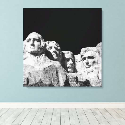 Mount Rushmore National Memorial South Dakota Canvas Afdruk (Insitu (Houten vloer))