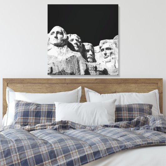 Mount Rushmore National Memorial South Dakota Canvas Afdruk (Insitu (Slaapkamer))