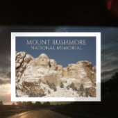 Mount Rushmore National Memorial, Wintersneeuw Briefkaart