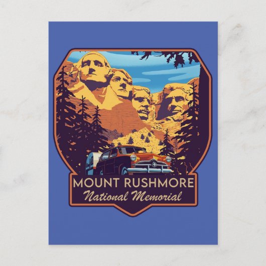 Mount Rushmore National Monument Briefkaart (Voorkant)