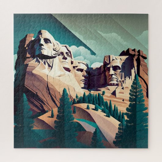 Mount Rushmore National Monument Legpuzzel (Verticaal)