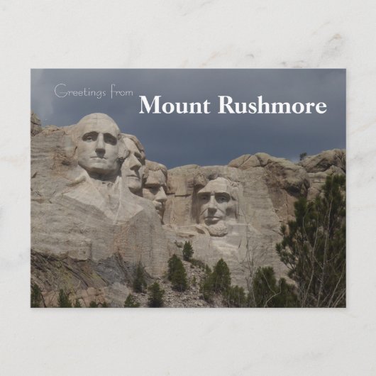 Mount Rushmore National Monument South Dakota Briefkaart (Voorkant)