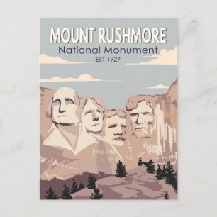 Mount Rushmore National Monument South Dakota Briefkaart
