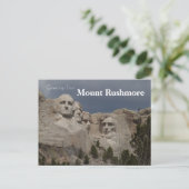 Mount Rushmore National Monument South Dakota Briefkaart (Staand voorkant)