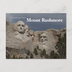 Mount Rushmore National Monument South Dakota Briefkaart