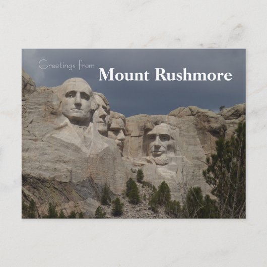 Mount Rushmore National Monument South Dakota Briefkaart (Voorkant)