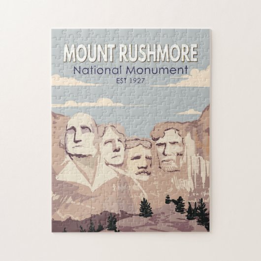 Mount Rushmore National Monument South Dakota Legpuzzel (Verticaal)