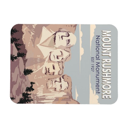 Mount Rushmore National Monument South Dakota Magneet (Horizontaal)