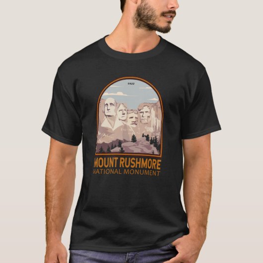 Mount Rushmore National Monument South Dakota T-shirt (Voorkant)