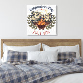 Mount Rushmore Onafhankelijkheidsdag Canvas Afdruk (Insitu (Slaapkamer))