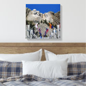 Mount Rushmore  Photo Souvenir Canvas Afdruk (Insitu (Slaapkamer))