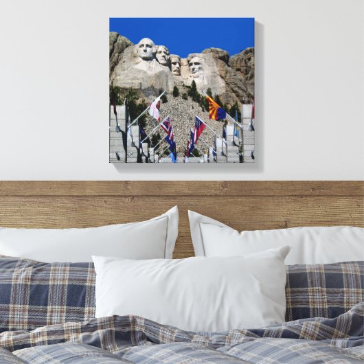Mount Rushmore  Photo Souvenir Canvas Afdruk (Insitu (Slaapkamer))