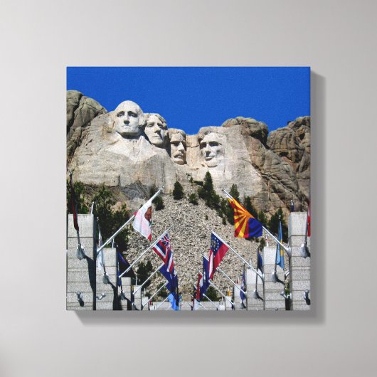 Mount Rushmore  Photo Souvenir Canvas Afdruk (Voorkant)