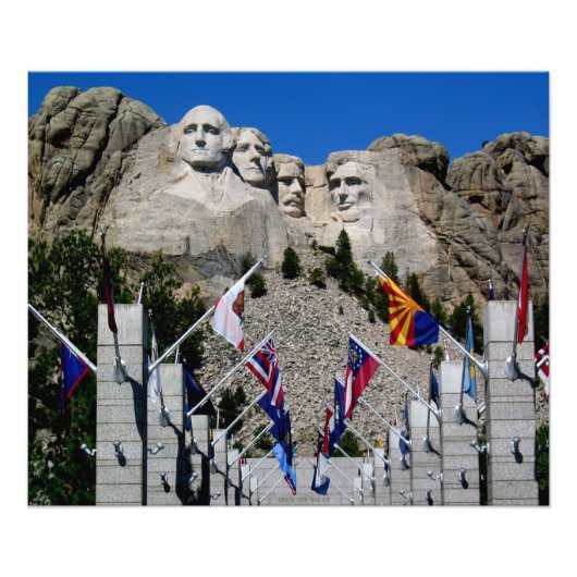 Mount Rushmore  Photo Souvenir Foto Afdruk (Voorkant)