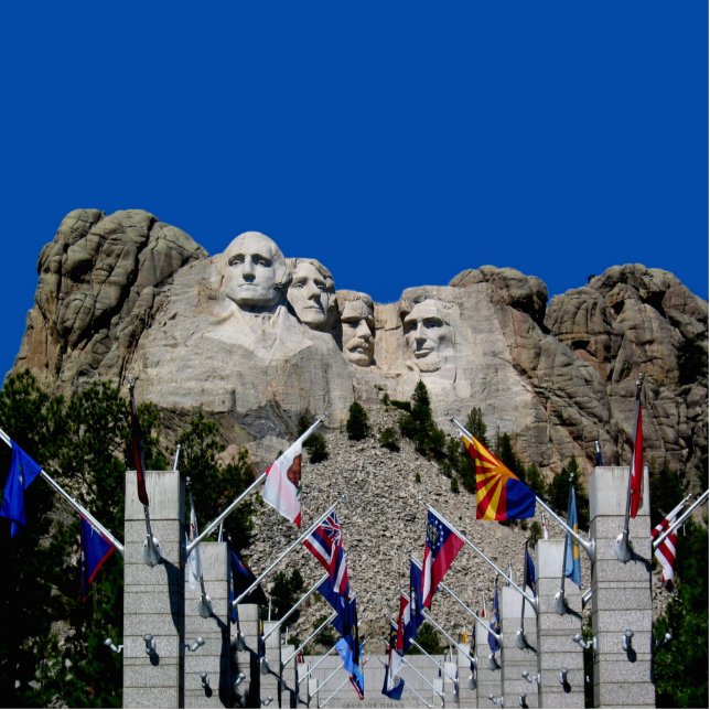 Mount Rushmore  Photo Souvenir Fotobeeldje Magneet (Voorkant)