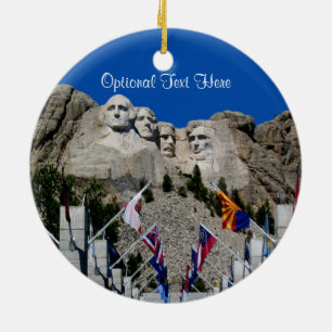 Mount Rushmore Photo Souvenir Keramisch Ornament
