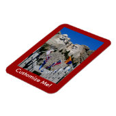 Mount Rushmore Photo Souvenir Magneet (Linkerzijde)