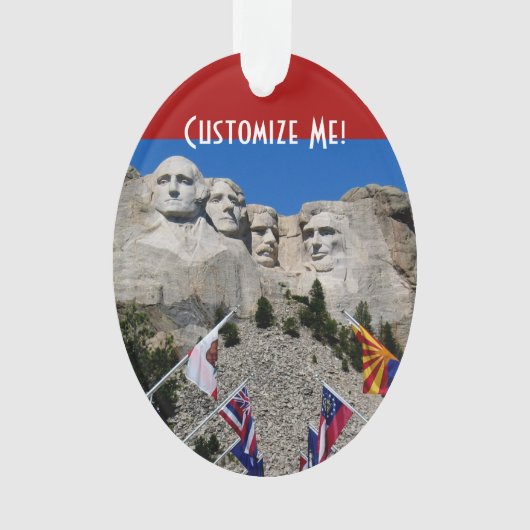 Mount Rushmore  Photo Souvenir Ornament (voorkant)