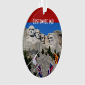 Mount Rushmore  Photo Souvenir Ornament (voorkant)