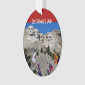 Mount Rushmore  Photo Souvenir Ornament (voorkant)