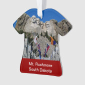 Mount Rushmore Photo Souvenir Ornament (voorkant)