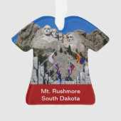 Mount Rushmore Photo Souvenir Ornament (voorkant)